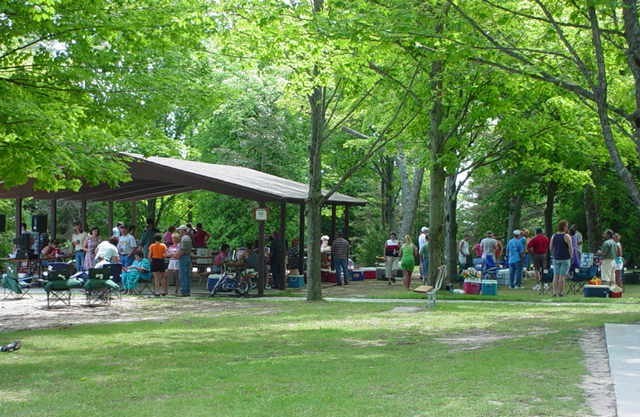 Picnic Shelter at Harrisville State Park